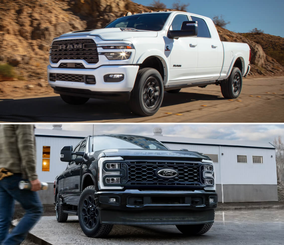 Ram 2500 vs. Ford F-250 Specs