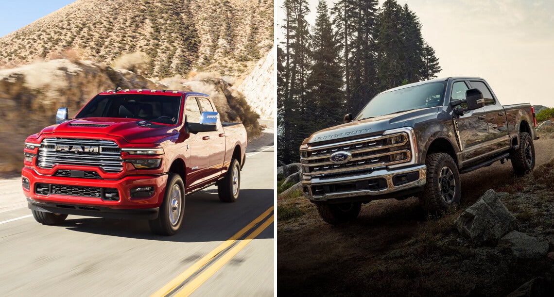 2026 Ram 2500 Diesel vs. 2026 Ford F-250 Diesel Powertrains