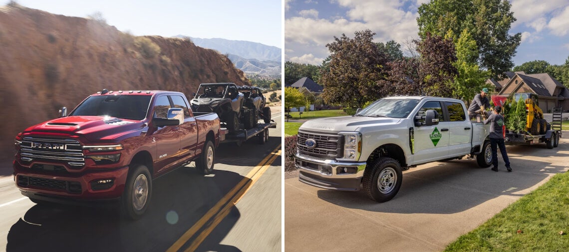 Ram 2500 vs. F-250 Towing