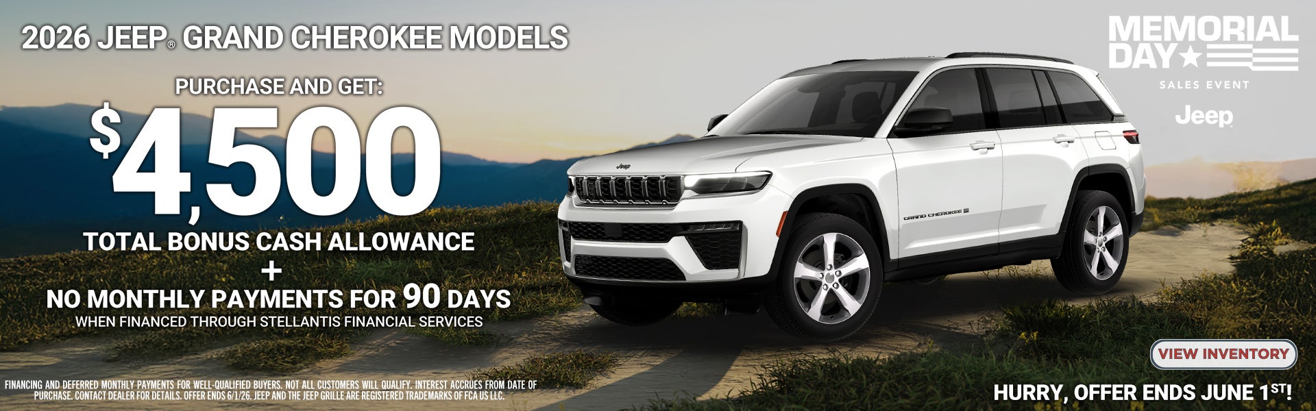 2026 JEEP GRAND CHEROKEE MODELS