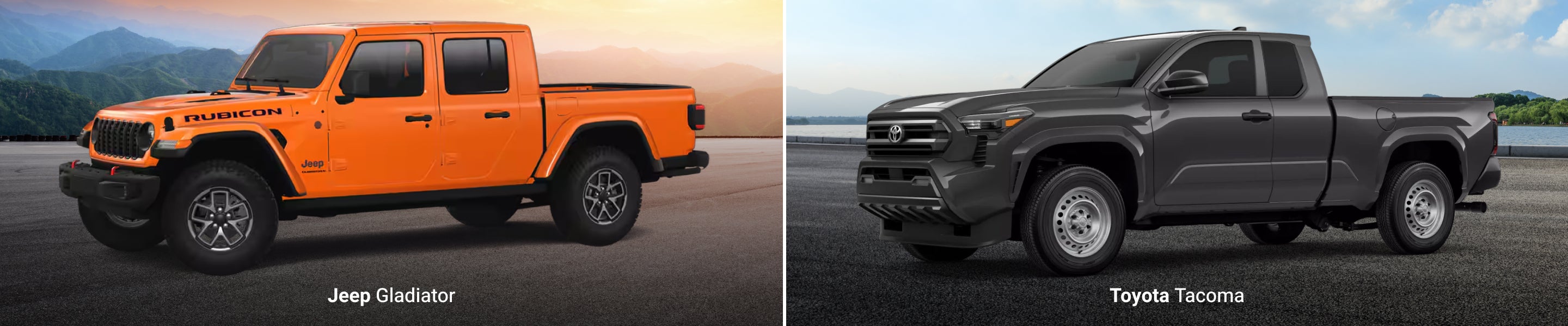 jeep gladiator vs toyota tacoma